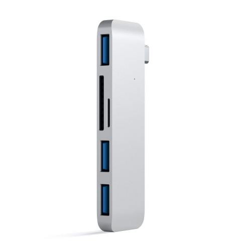 Satechi Type-C USB 3.0 3-in-1 Combo Hub Silver (ST-TCUHS)