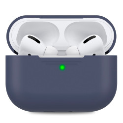 Чохол-накладка (силіконовий) Apple AirPods Pro AhaStyle Navy Blue (X002DQXZTX)