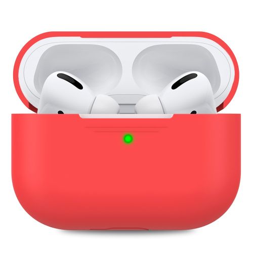Чохол-накладка (силіконовий) Apple AirPods Pro AhaStyle Red (X002DQW0VH)