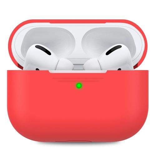 Чехол-накладка (силиконовый) Apple AirPods Pro AhaStyle Red (X002DQW0VH)