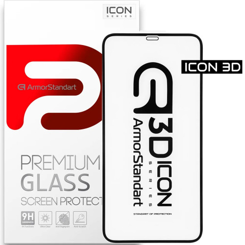 Защитное стекло Apple iPhone 12/12 Pro ArmorStandart Icon 3D Black (ARM57192)