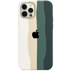 Чохол-накладка (силіконовий) для iPhone 12 Pro Max Silicone Case High Copy Unicorn Green