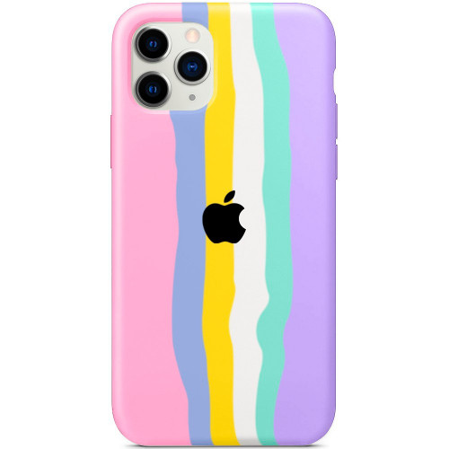 Чехол-накладка (силиконовый) для iPhone 11 Pro Silicone Case High Copy Unicorn Pink