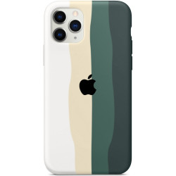 Чохол-накладка (силіконовий) для iPhone 11 Pro Silicone Case High Copy Unicorn Green