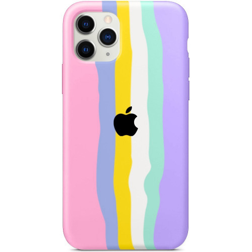 Чехол-накладка (силиконовый) для iPhone 11 Pro Max Silicone Case High Copy Unicorn Pink