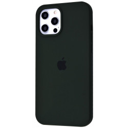 Чохол-накладка (силіконовий) для iPhone 12 Pro Max Silicone Case Full Cover Cyprus Green