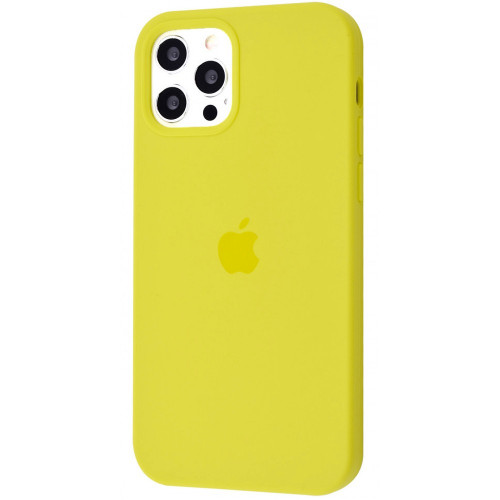 Чехол-накладка (силиконовый) для iPhone 12 Pro Max Silicone Case Full Cover Lemonade