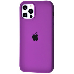 Чохол-накладка (силіконовий) для iPhone 12 Pro Max Silicone Case Full Cover Purple