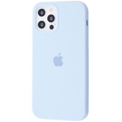 Чохол-накладка (силіконовий) для iPhone 12 Pro Max Silicone Case Full Cover Sky Blue