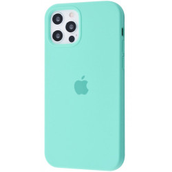 Чохол-накладка (силіконовий) для iPhone 12 Pro Max Silicone Case Full Cover Turquoise