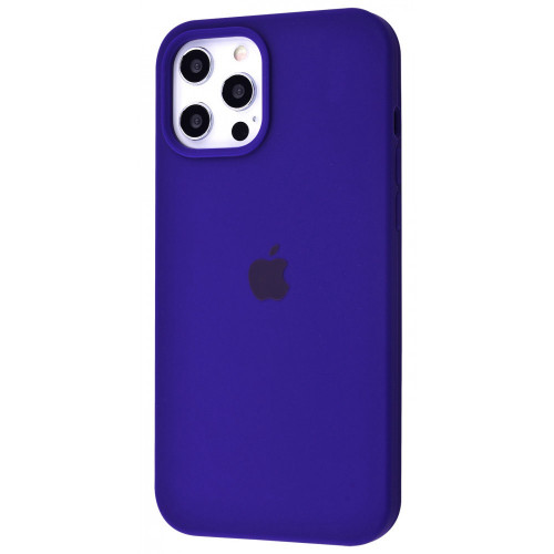Чехол-накладка (силиконовый) для iPhone 12 Pro Max Silicone Case Full Cover Ultra Violet