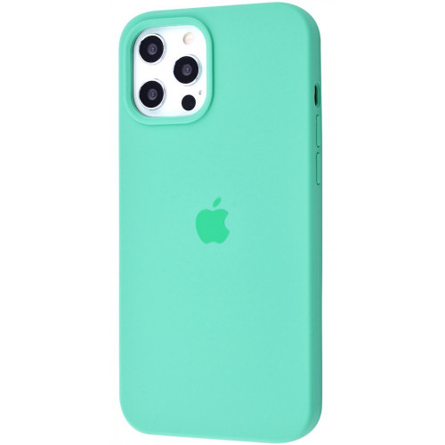 Чехол-накладка (силиконовый) для iPhone 12 Pro Max Silicone Case Full Cover Spearmint