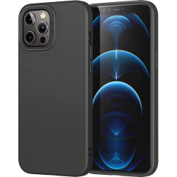 Чохол-накладка (силіконовий) Apple iPhone 12/12 Pro ESR Liquid Silicone Case Black