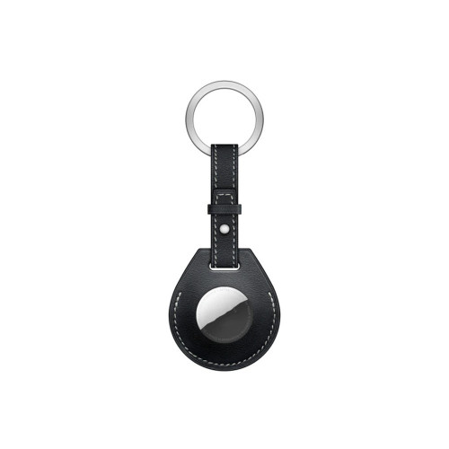 Брелок (кожанный) для AirTag Hermès Key Ring High Copy Black
