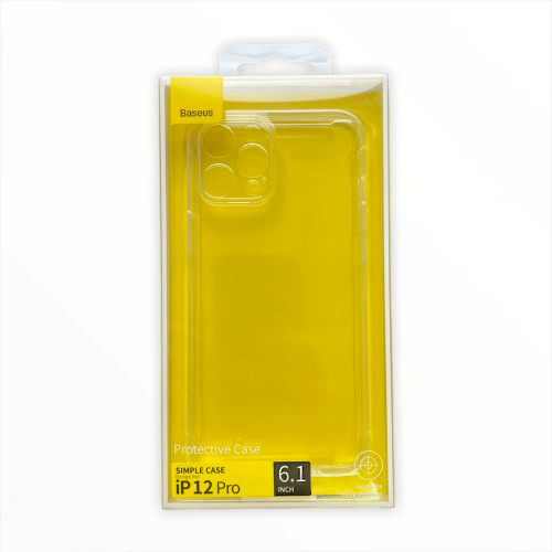 Чехол-накладка (силиконовый) Apple iPhone 12 Pro Baseus Simple Series Transparent (ARAPIPH61P-A02)