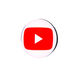 Держатель Pop Socket Social Networks Series with Glass Youtube