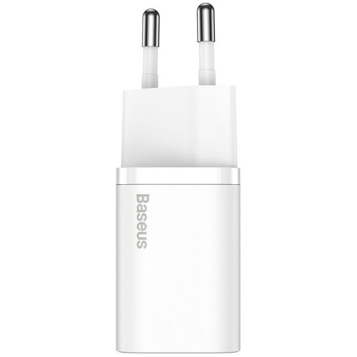 Baseus Super Silicone PD Charger 20W Type-C White (CCSUP-B02)