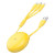 Baseus Lets Go Little Reunion One-Way Stretchable 3-in-1 3A 0.85m Yellow (CAMLT-TYGY)