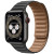 Apple Watch Series 6 GPS+Cellular 44mm Space Black Titanium with Black Leather Link (MJ423+MY9M2)