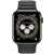 Apple Watch Series 6 GPS+Cellular 44mm Space Black Titanium with Black Leather Link (MJ423+MY9M2)