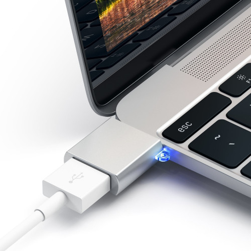 Satechi Aluminum USB-C to USB-A 3.0 Adapter Silver (ST-TCUAS)