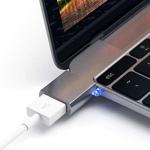 Satechi Aluminum USB-C to USB-A 3.0 Adapter Space Gray (ST-TCUAM)
