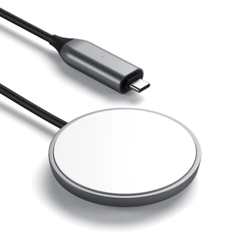 Satechi USB-C Magnetic Wireless Charging Cable Space Grey (ST-UCQIMCM)