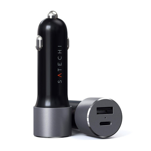 Satechi 72W Type-C PD Car Charger Adapter Space Gray (ST-TCPDCCM)