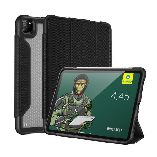 Чехол-книжка (полиуретановый) Apple iPad Pro 11" 2020/2018/Air 10.9" 2020 Blueo Drop Resistance Case Black