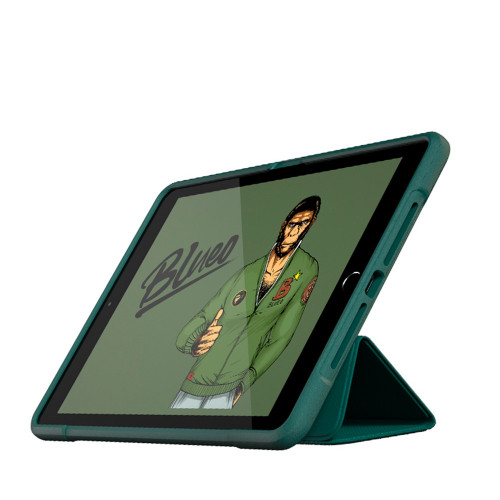 Чехол-книжка (полиуретановый) Apple iPad 10.2" 2019/2020/Pro 10.5" Blueo Drop Resistance Case Dark Green