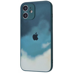 Чохол-накладка (силіконовий) Apple iPhone 12 Bright Colors Case Green