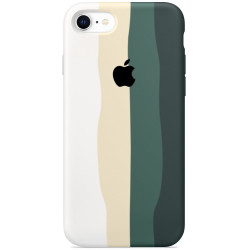 Чохол-накладка (силіконовий) для iPhone 8/7 Silicone Case High Copy Unicorn Green