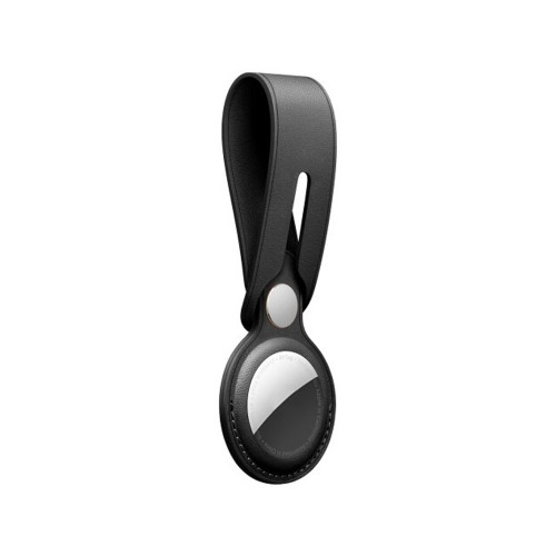 Брелок (кожанный) для AirTag Leather Loop High Copy Black