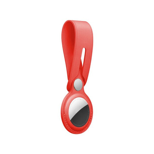 Брелок (кожанный) для AirTag Leather Loop High Copy Red