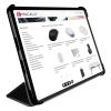Чехол-книжка (полиуретановый) Apple iPad 11" 2020/2018 Macally Protective Case and Stand Black (BSTANDPRO5S-B)