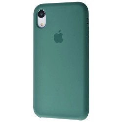 Чехол-накладка (силиконовый) для iPhone XR Silicone Case High Copy Pine Green