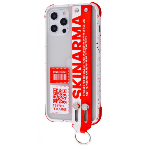 Чехол-накладка (силиконовый) Apple iPhone 12 Pro Max SkinArma Case Dotto Series Red