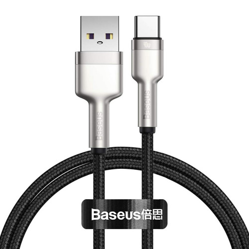 Baseus Cafule Metal USB toType-C 40W 1m Black (CATJK-A01)