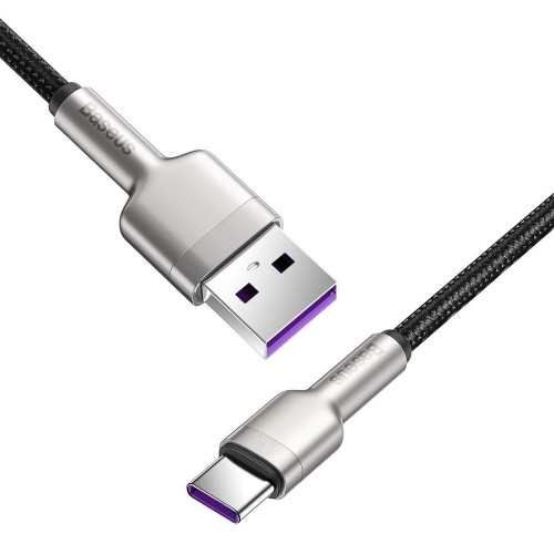 Baseus Cafule Metal USB toType-C 40W 1m Black (CATJK-A01)