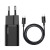 Baseus Super Silicone PD Charger 25W (1Type-C) + With Cable Type-C to Type-C 3A 1m Black (CCSUP-L01)