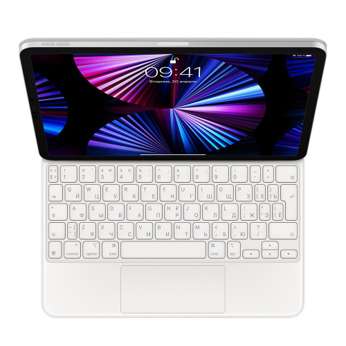 Чохол-клавіатура Apple iPad Pro 11' Magic Keyboard White RU (MJQJ3)
