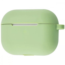 Чохол-накладка (силіконовий) Apple AirPods Pro Silicone Case with Carabine Mint Gum