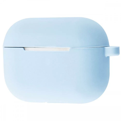 Чехол-накладка (силиконовый) Apple AirPods Pro Silicone Case with Carabine Light Blue