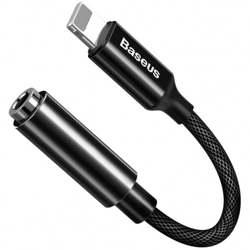 Baseus Lightning to 3.5mm Headphone Jack Adapter Black (CALL3-01)