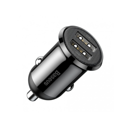 Baseus Grain Pro 2USB 4.8A Black (CCALLP-01)