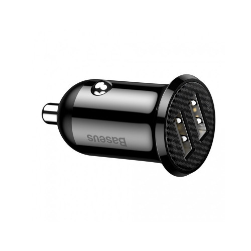 Baseus Grain Pro 2USB 4.8A Black (CCALLP-01)