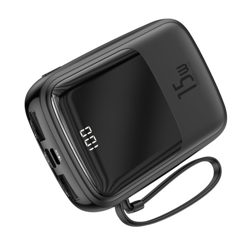 Baseus QPow Digital Display 10000 mAh + Cable Lightning Black (PPQD-B01)
