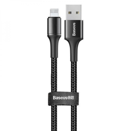 Baseus Halo Data Lightning 2.4A 1m Black (CALGH-B01)