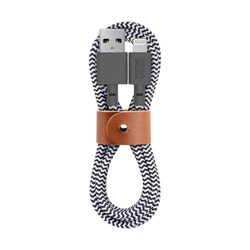 Native Union Belt Cable Lightning 1.2m Zebra (BELT-L-ZEB-2-NP)