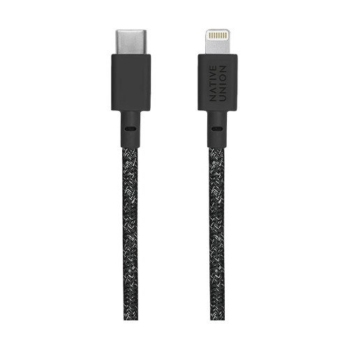 Native Union Belt Cable USB-C to Lightning 1.2m Cosmos Black (BELT-KV-CL-CS-BK-2)